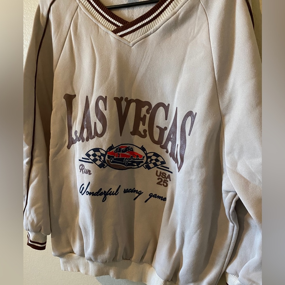Vegas Crewneck | Beige | Size S